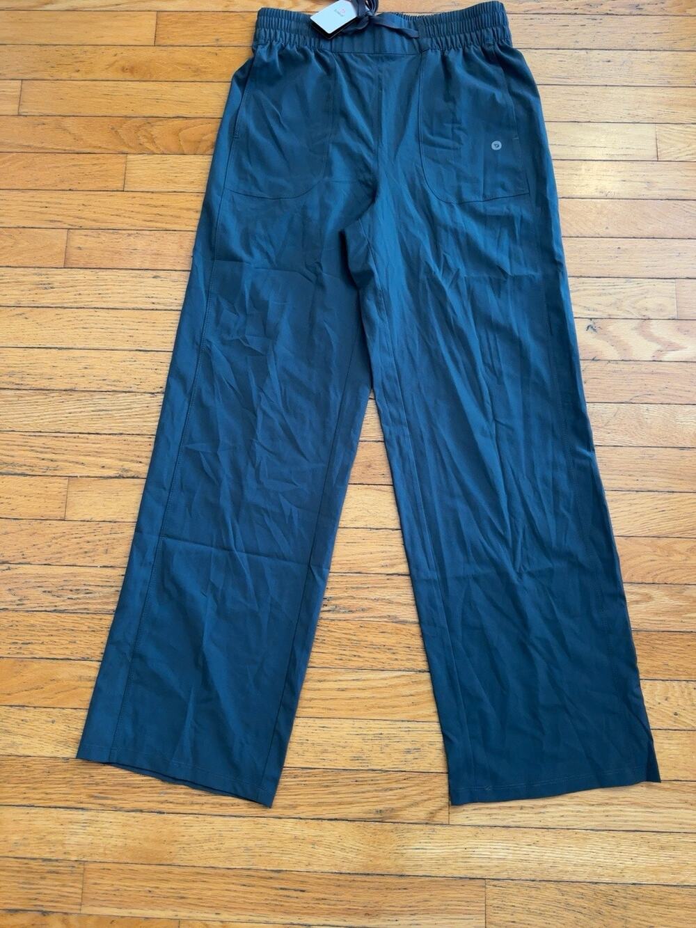 Baleaf Women’s Scrub Pants Black Stretch Elastic Waist Medical Uniform Sz S NWT